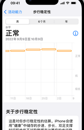 海原iPhone手机维修如何在iPhone开启'步行稳定性通知'