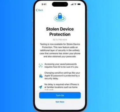 海原苹果授权维修店分享被盗设备保护功能开启方法 